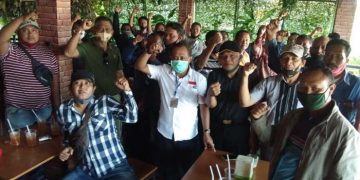 Armuji bersama purnawirawan Babinsa