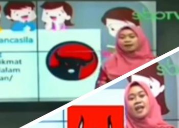 Logo Sila Keempat Pancasila Diganti Logo PDIP, Belajar Daring Tuai Kecaman