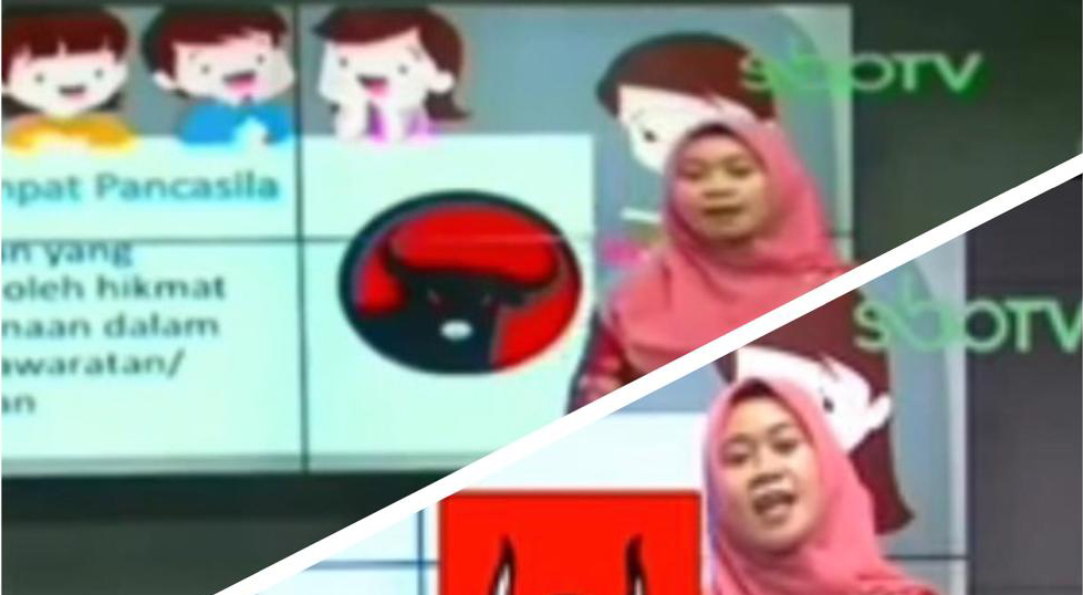 Logo Sila Keempat Pancasila Diganti Logo PDIP, Belajar Daring Tuai Kecaman