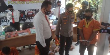 Polres Lamongan Gulung 7 Orang Pelaku Narkoba