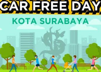 Car Free Day di Surabaya