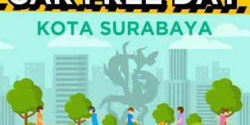 Car Free Day di Surabaya