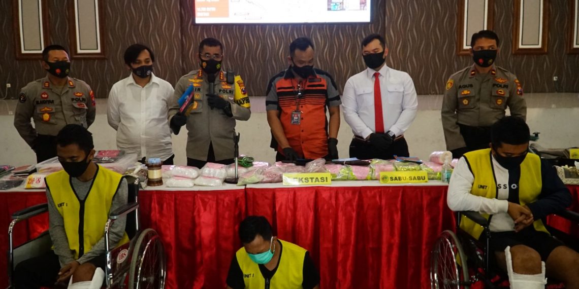 Release kasus narkoba di Polrestabes Surabaya