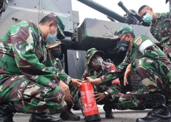 Jelang Latancab Tahun 2020, Dislaikad Cek Kesiapan Meriam 155 mm Caesar Yonarmed 12Divif 2 Kostrad