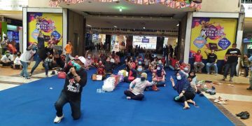 Armuji saat bertemu pedagang Hi Tach Mall