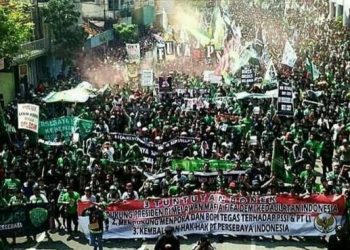 Bonek Hijrah Geram Logonya Dicatut Paslon Pilwali Surabaya