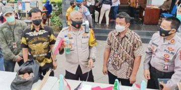 Kombes Pol Jhony Isir, Kapolrestabes Surabaya, Jumat (9/10/2020)