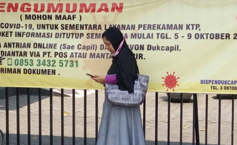 Kantor Dispenduk Capil Tutup