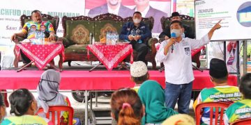 Masyarakat Krembangan Selatan mendukung Calon Wakil Walikota Surabaya, Mujiaman dalam kontestasi pilwali Surabaya 2020.