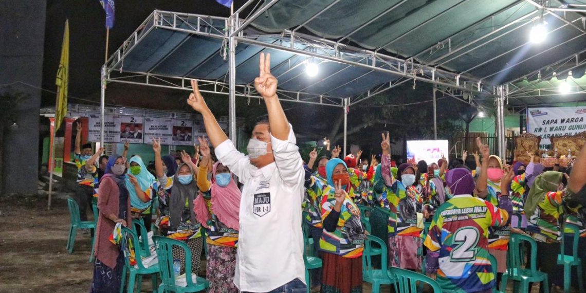 Cawawali Mujiaman menyambangi wilayah pinggiran, tepatnya di kelurahan Warugunung, Kecamatan Karang Pilang.