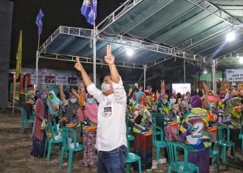 Cawawali Mujiaman menyambangi wilayah pinggiran, tepatnya di kelurahan Warugunung, Kecamatan Karang Pilang.