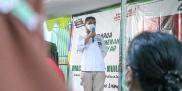 Cawawali Mujiaman menyambangi warga Kyai Satari II, Rungkut Menanggal, Gunung Anyar, Kota Surabaya,