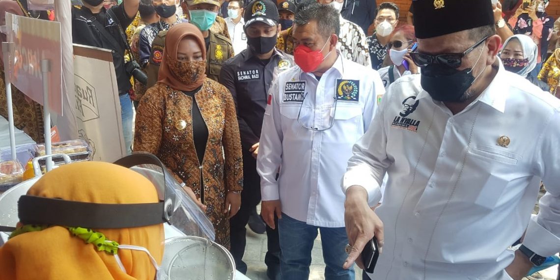 Ketua DPD-RI La Nyalla Buka Pasar Digital di Mojokerto