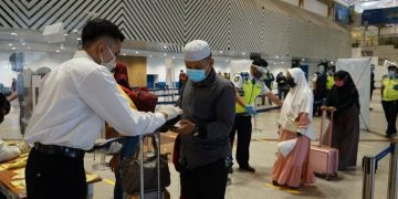 Penumpang di Bandara Juanda, Sidoarjo