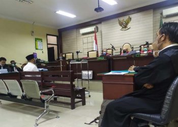Saiful Ilah di sidang di Tipikor Juanda