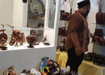 Salah satu UMKM binana Pertamina yang ikut pameran