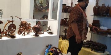 Salah satu UMKM binana Pertamina yang ikut pameran