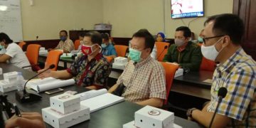 Warga Mulyorejo saat di DPRD Surabaya