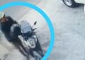 aksi curanmor terekam CCTV