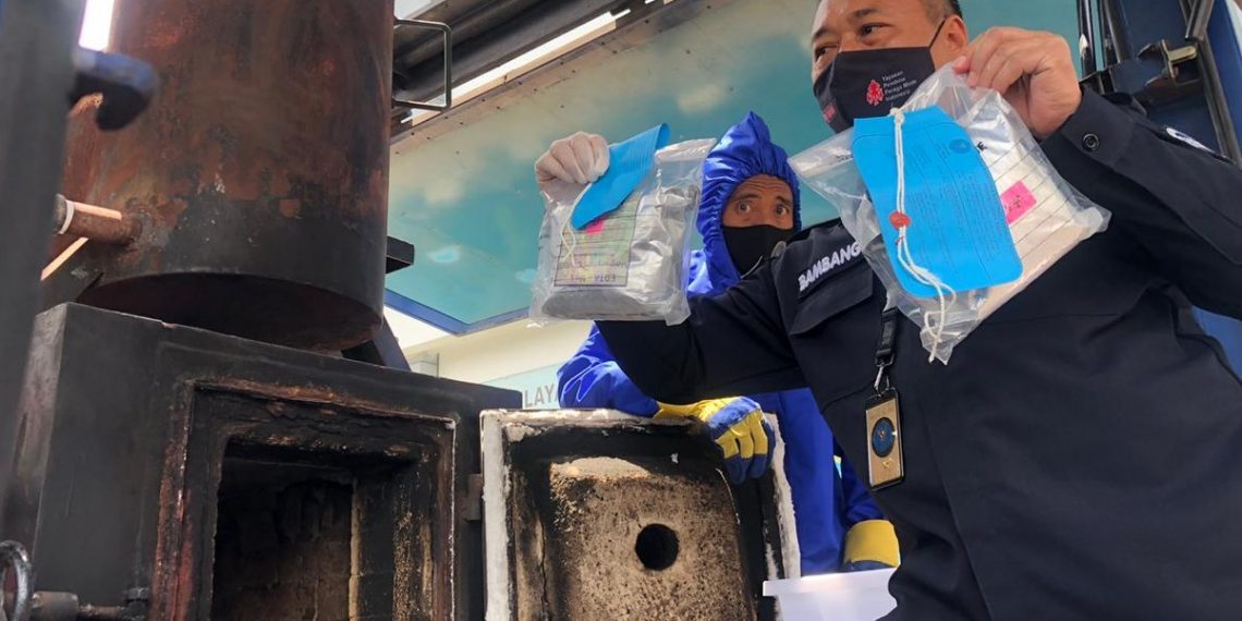 BNN Jatim Musnahkan 11 Kg Sabu Jaringan Malaysia