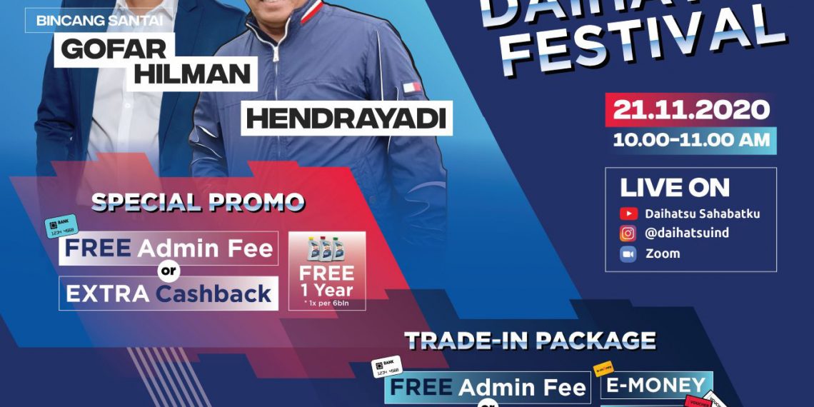 Beli Mobil Baru Banyak Promo Cuma di Virtual Daihatsu Festival