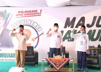 Alim Ulama Nilai Machfud Arifin-Mujiaman Sosok Muslim yang Baik dan Tepat Pimpin Surabaya