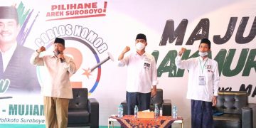 Alim Ulama Nilai Machfud Arifin-Mujiaman Sosok Muslim yang Baik dan Tepat Pimpin Surabaya