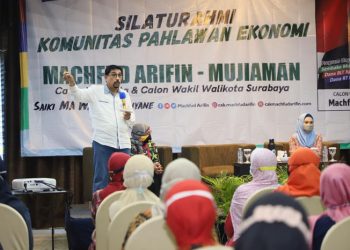 Calon Walikota Surabaya nomor urut 2, Machfud Arifin memastikan pemerintah akan memberikan pelatihan dan pendampingan digital bagi para pegiat UMKM