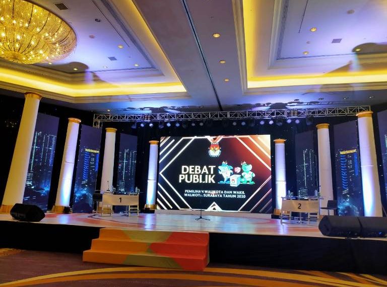 Arena debat Pilwali Kota Surabaya