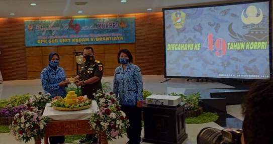 HUT Korpri di Lingkungan Kodam Brawijaya Jadi Motivasi Peningkatan Layanan Publik