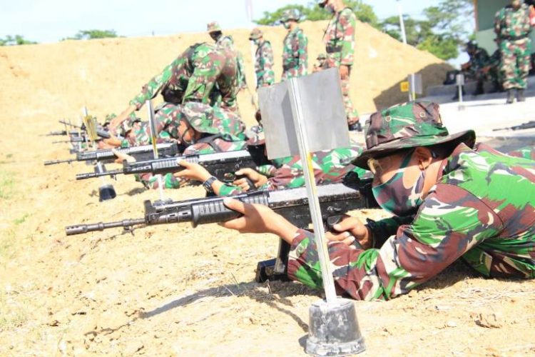 Latihan Menembak Kodim Lamongan, Dihelat Hingga Dua Hari  Radar Jatim