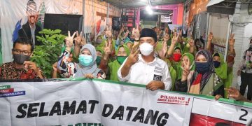 Mujiaman, Cawawali nomer urut dua bersama muslimat NU Tambaksari