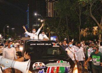 Machfud Arifin-Mujiaman disambut antusias para penduik