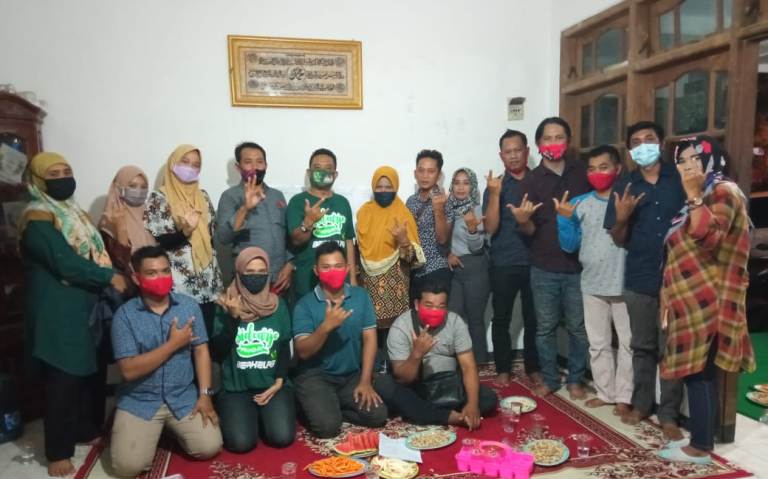 Sidoarjo Muda Berkelas kembali bergerak di 18 kecamatan untuk memenangkan pasangan calon Bupati Sidoarjo nomor urut 03 H. Kelana Aprilianto - Dwi Astutik.