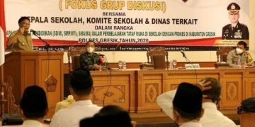 Gresik Siapkan Perbup Pembelajaran Tatap Muka, Seminggu Siswa Masuk 3 Hari, Tanpa Istirahat