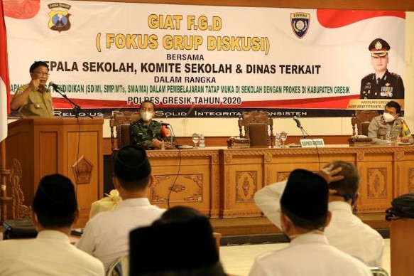 Gresik Siapkan Perbup Pembelajaran Tatap Muka, Seminggu Siswa Masuk 3 Hari, Tanpa Istirahat