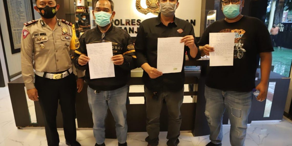 Konvoi di Jalur Roda 4 Suramadu, Pemoge Minta Maaf