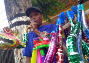 Pemkot Surabaya Terus Razia Pedagang Terompet