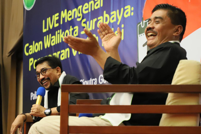 Paslon nomer 2, Machfud Arifin dan Mujiaman