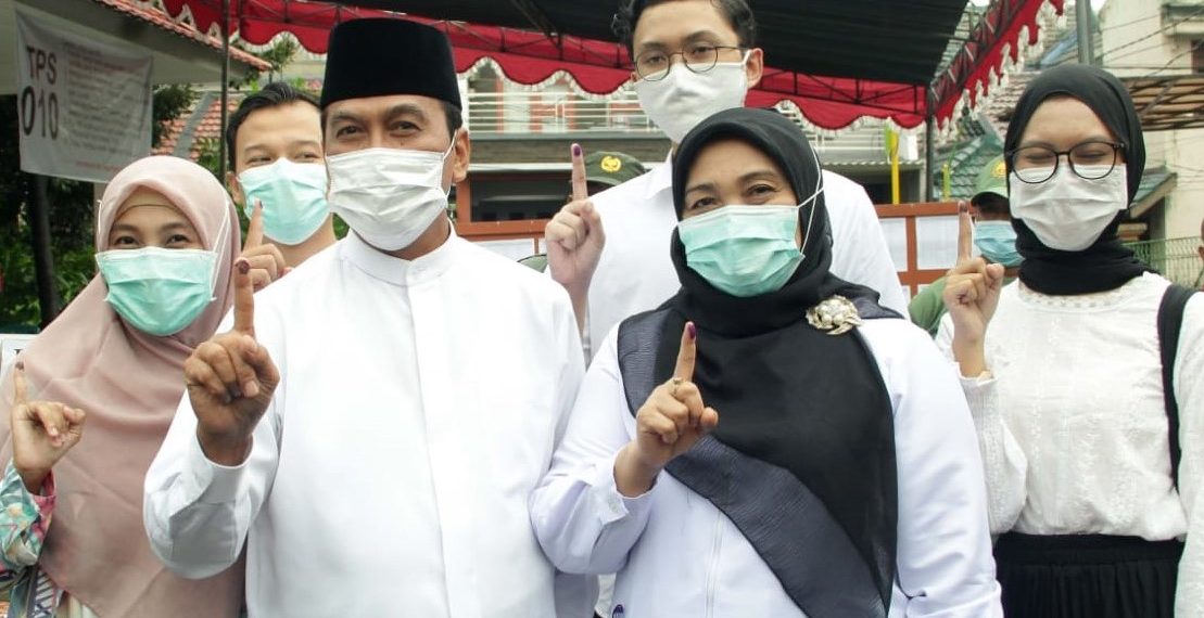 Beda TPS, Paslon Qosim-Alif Sama-sama Nyoblos di TPS 10