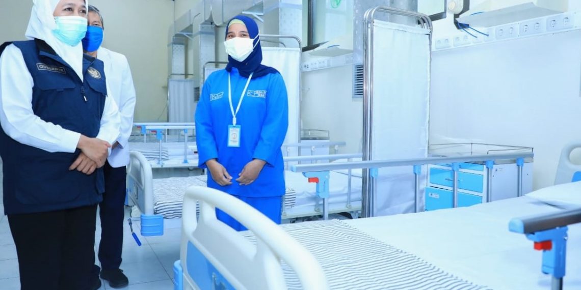 Gubernur Khofifah Resmikan RS Lapangan Ijen untuk Pasien Covid-19