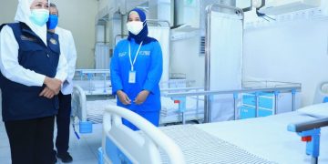 Gubernur Khofifah Resmikan RS Lapangan Ijen untuk Pasien Covid-19