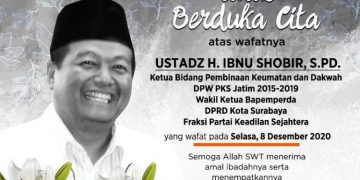 PKS Surabaya Kehilangan Kader Terbaiknya, Ustadz Ibnu Shobir Meninggal
