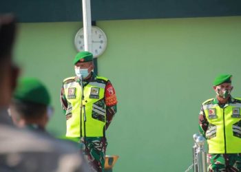 Dandim Lamongan Fokus Penggunaan Masker