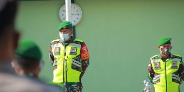 Dandim Lamongan Fokus Penggunaan Masker