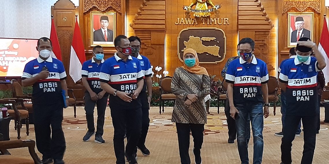 PAN Jatim Silaturahmi dengan Gubernur Khofifah