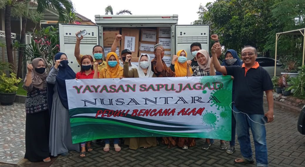 Yayasan Sapu Jagad Nusantara Kirim 150 Paket Bantuan Korban Banjir Kalsel