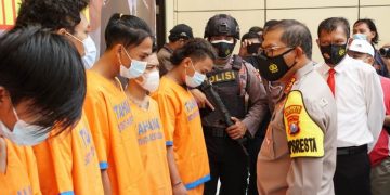 Tim Satreskrim Polresta Sidoarjo Ringkus 8 Pemuda Pelaku Pengeroyokan