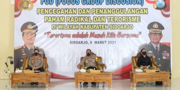 Polresta Sidoarjo Gelar FGD Untuk Mencegah Radikalisme