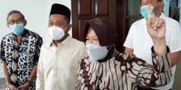 Mensos Risma Bantu Bupati Gresik Tuntaskan Data Kesra